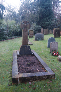 The grave of Horace Hammond January 2010